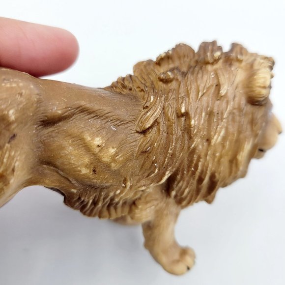 Vintage Schleich Male Lion Figure Toy Wild Animals Zoo Animals 1996 90s 4.5" - Picture 9 of 10